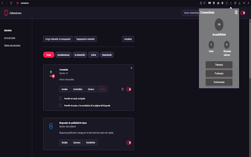 CromaGuia  from Chrome web store to be run with OffiDocs Chromium online