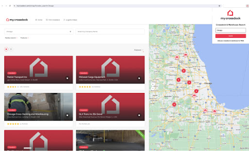 Crossdock  Warhouse Search My Crossdock  from Chrome web store to be run with OffiDocs Chromium online