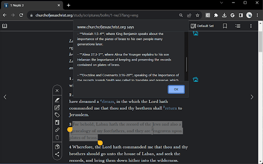 Cross Reference Assist  from Chrome web store to be run with OffiDocs Chromium online