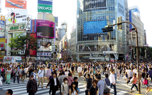 Crossroads of Tokyos Electric Pulse  from Chrome web store to be run with OffiDocs Chromium online