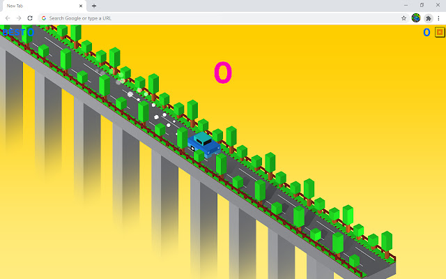 Crossy Bridge Game  from Chrome web store to be run with OffiDocs Chromium online