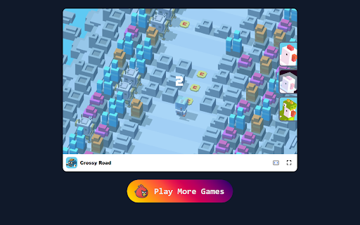 Crossy Road Game Navigate Endless Roads and Dodge Obstacles!  from Chrome web store to be run with OffiDocs Chromium online