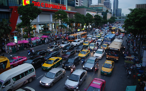 Crowded street  from Chrome web store to be run with OffiDocs Chromium online