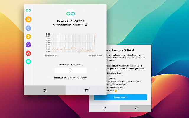 CrowdSwap Price Checker  from Chrome web store to be run with OffiDocs Chromium online