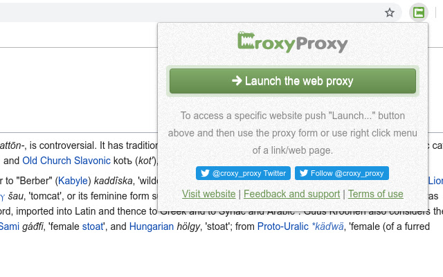 CroxyProxy Free Web Proxy Lite  from Chrome web store to be run with OffiDocs Chromium online
