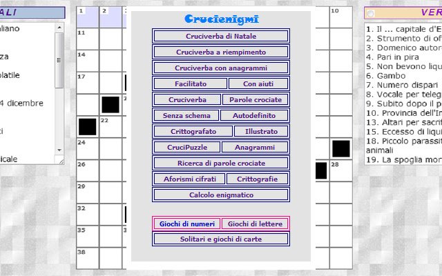 Crucienigmi.it  from Chrome web store to be run with OffiDocs Chromium online