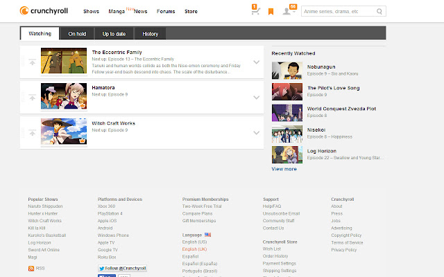 Crunchyroll Enhanced  from Chrome web store to be run with OffiDocs Chromium online