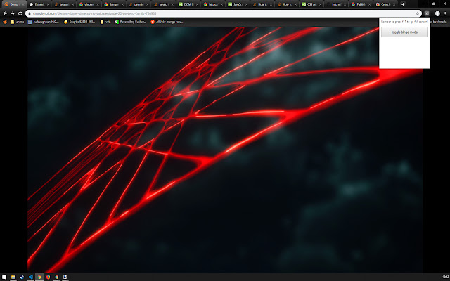 Crunchyroll Full Screen, All The Time  from Chrome web store to be run with OffiDocs Chromium online