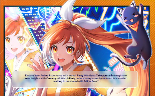 Crunchyroll Party  from Chrome web store to be run with OffiDocs Chromium online