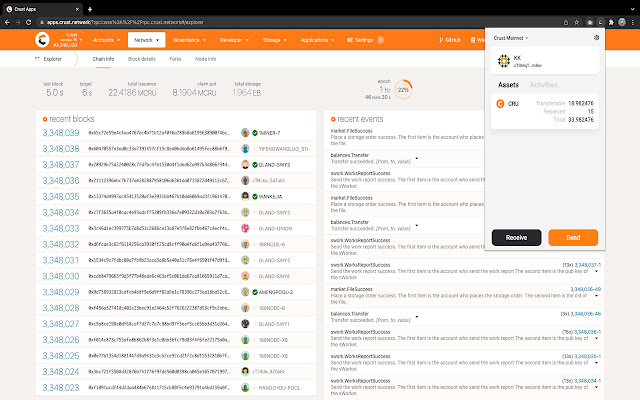 Crust Wallet  from Chrome web store to be run with OffiDocs Chromium online