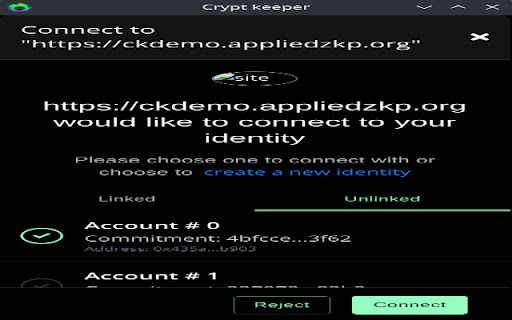 CryptKeeper  from Chrome web store to be run with OffiDocs Chromium online