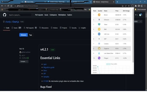 crypto 10  from Chrome web store to be run with OffiDocs Chromium online