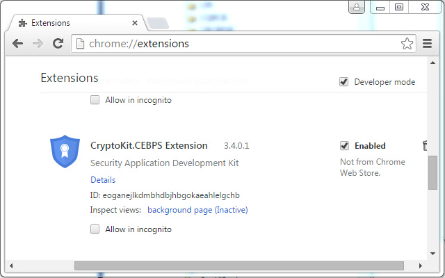 CryptoKit.CEBPS Extension  from Chrome web store to be run with OffiDocs Chromium online