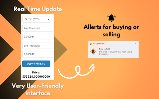 Crypto Monitor  from Chrome web store to be run with OffiDocs Chromium online