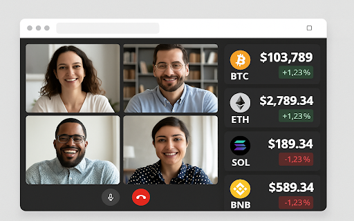 Crypto Price Tracker Live Cryptocurrency Ticker Bar  from Chrome web store to be run with OffiDocs Chromium online