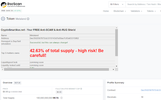 CryptoSmartAss  from Chrome web store to be run with OffiDocs Chromium online