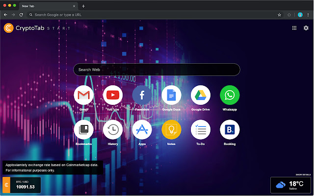 CryptoTab START  from Chrome web store to be run with OffiDocs Chromium online