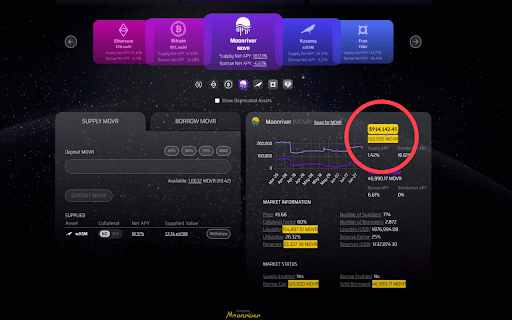 Crypto Vision  from Chrome web store to be run with OffiDocs Chromium online