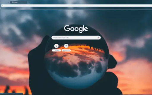 Crystal Sky Reflection  from Chrome web store to be run with OffiDocs Chromium online