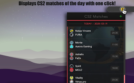 CS2 HLTV Matches  from Chrome web store to be run with OffiDocs Chromium online