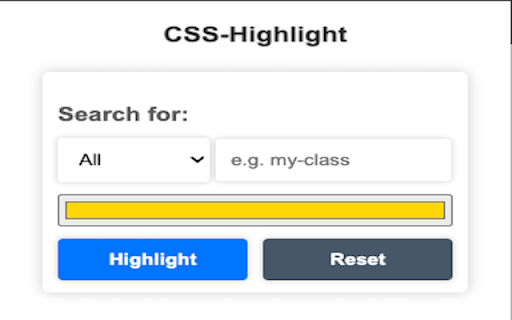 CSS Highlight  from Chrome web store to be run with OffiDocs Chromium online