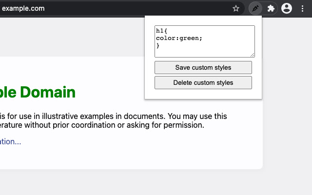 CSS inject  from Chrome web store to be run with OffiDocs Chromium online
