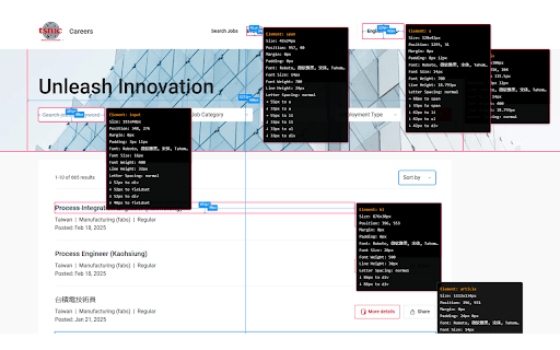 CSS Inspector Pro  from Chrome web store to be run with OffiDocs Chromium online