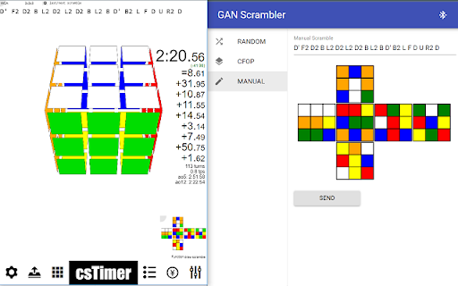 csTimer x Gan Scrambler from Chrome web store to be run with OffiDocs Chromium online csTimer x Gan Scrambler from Chrome web store to be run with OffiDocs Chromium online