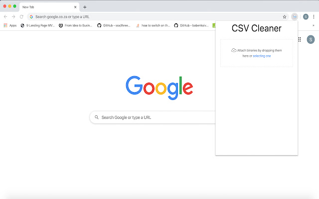 CSV Cleaner Chrome Plugin  from Chrome web store to be run with OffiDocs Chromium online