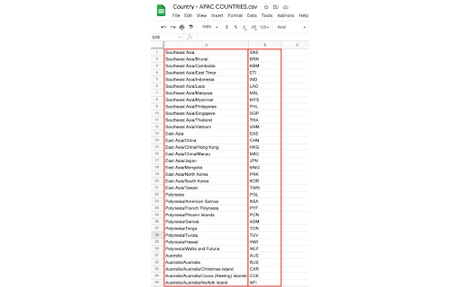 CSVSamurai  from Chrome web store to be run with OffiDocs Chromium online