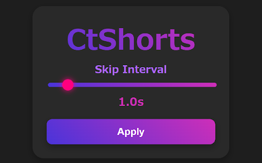 CtShorts  from Chrome web store to be run with OffiDocs Chromium online