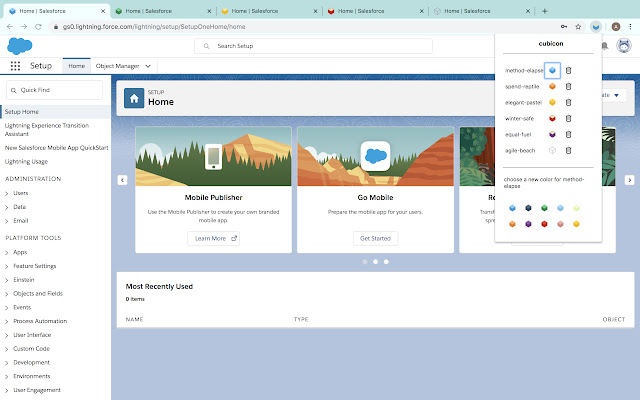 cubicon for Salesforce  from Chrome web store to be run with OffiDocs Chromium online