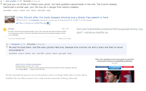 Cuck to Scary Ghost  from Chrome web store to be run with OffiDocs Chromium online