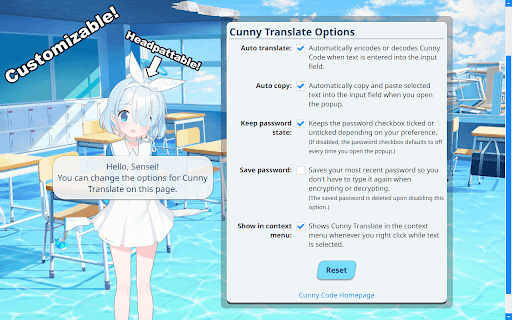 Cunny Translate  from Chrome web store to be run with OffiDocs Chromium online