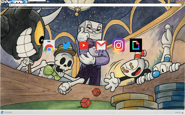 CUPHEAD | EASY PASSION 1920X1080 HD THEME  from Chrome web store to be run with OffiDocs Chromium online