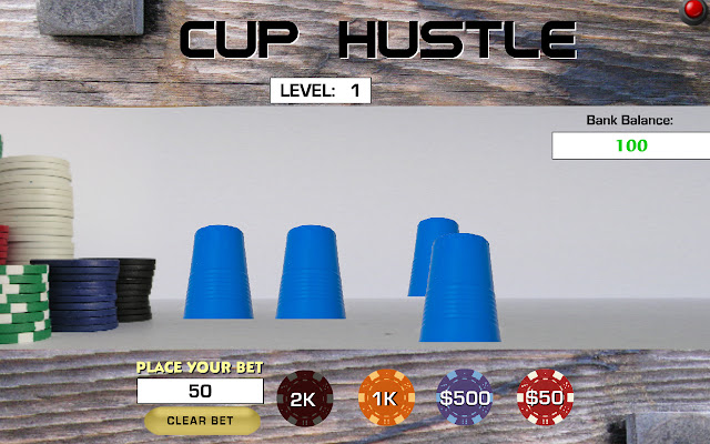 Cup Hustle  from Chrome web store to be run with OffiDocs Chromium online