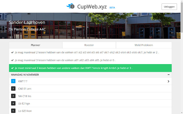 CupWeb.xyz Planner  from Chrome web store to be run with OffiDocs Chromium online
