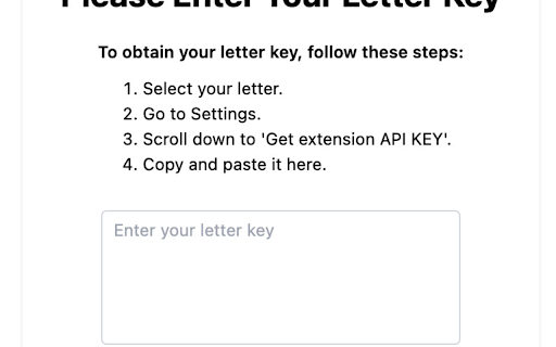 Curated Letters  from Chrome web store to be run with OffiDocs Chromium online