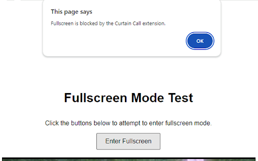 Curtain Call  from Chrome web store to be run with OffiDocs Chromium online