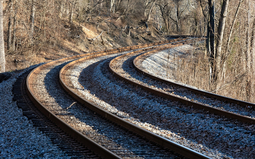 Curved train tracks  from Chrome web store to be run with OffiDocs Chromium online