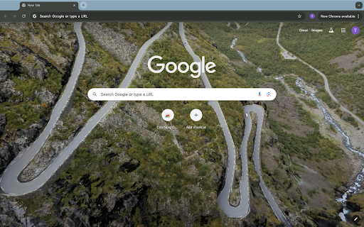 Curvy road and mountains  from Chrome web store to be run with OffiDocs Chromium online