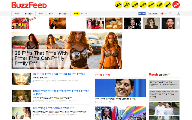 CussFeed (clean)  from Chrome web store to be run with OffiDocs Chromium online