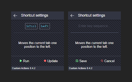 Custom Actions  from Chrome web store to be run with OffiDocs Chromium online