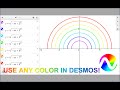 Custom colors for desmos  from Chrome web store to be run with OffiDocs Chromium online