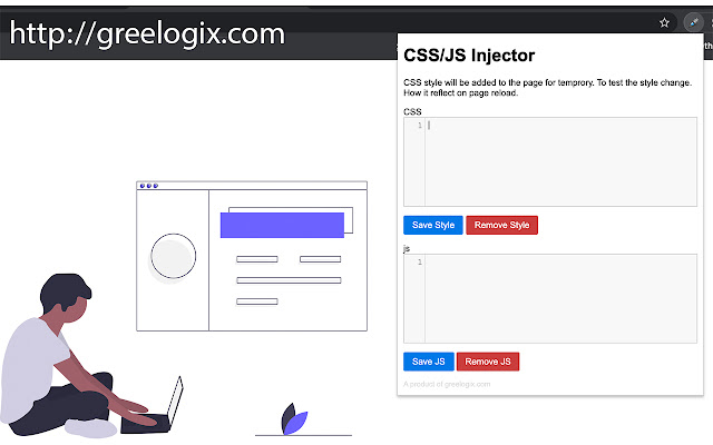 CSS سفارشی، انژکتور JS در صفحات از فروشگاه وب کروم برای اجرا با OffiDocs Chromium به صورت آنلاین