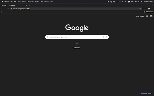 Custom Dark Gray Theme  from Chrome web store to be run with OffiDocs Chromium online
