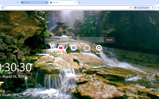 Custom Serenity Stream Background  from Chrome web store to be run with OffiDocs Chromium online