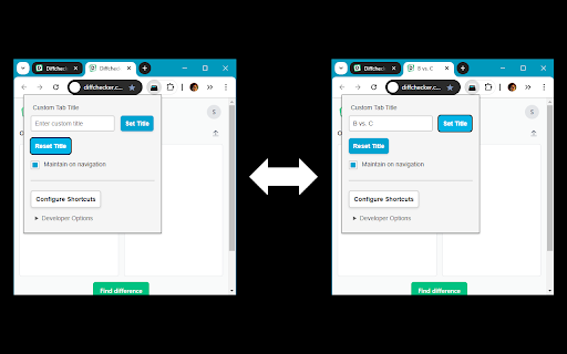 Custom Tab Title from Chrome web store to be run with OffiDocs Chromium online Custom Tab Title from Chrome web store to be run with OffiDocs Chromium online