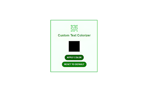 CustomTextColorizer  from Chrome web store to be run with OffiDocs Chromium online