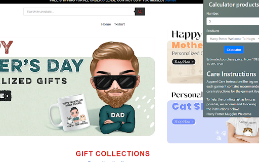 Custom xmas product company  from Chrome web store to be run with OffiDocs Chromium online